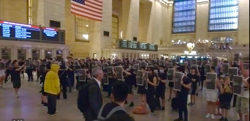 香港反送中走向國際  紐約快閃活動支持