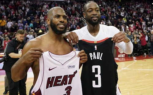 NBA／好巧！韋德自嘲和他交換球衣後今夏都轉隊了(影)