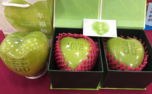 七夕情人節最夯的水果 　八里「心型柚」限量開賣