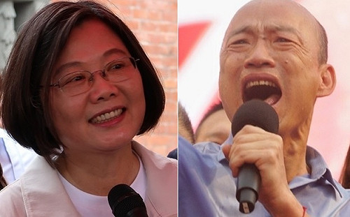 超強！10網路平台總統票選  小英壓倒性完勝韓總