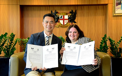 台北、伯斯簽署文化交流備忘錄 啟台澳文化新頁