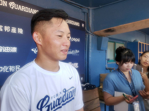 中華職棒／江國豪一軍隨隊　最想對決桃猿強打朱育賢