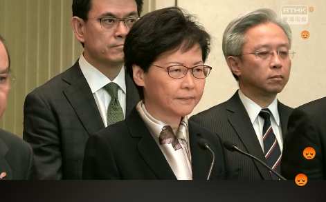 神隱多日林鄭月娥露臉批三罷  網譙記者會火上加油