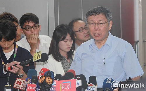 中國禁自由行 柯P：北京沒自信 怕中國人來台「看民主會動搖」