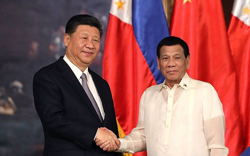 杜特蒂會習近平  習拒談南海仲裁案
