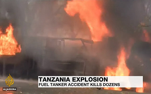 (影)坦尚尼亞油罐車爆炸 增至64死70傷