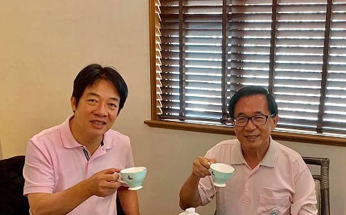 陳水扁會賴清德 「共同舉杯為台灣祈福」