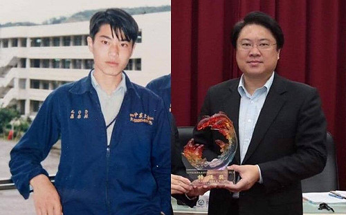 歲月是把殺豬刀！林右昌高中帥照曝光 網籲：民進黨快督促減肥