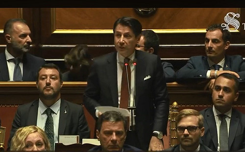 義大利總理請辭  當眾痛罵極右派副總理搞垮聯合政府