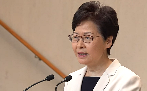 林鄭月娥遭制裁美議員叫好 批她甘做中共棋子