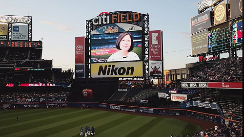 看見台灣！MLB大都會台灣日 蔡總統現身球場大螢幕