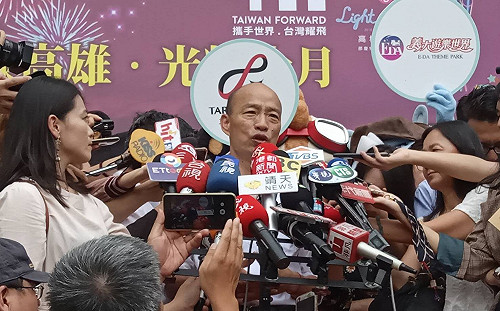 將外交挫折歸咎於一國兩制 韓國瑜：總統府完全在推卸責任