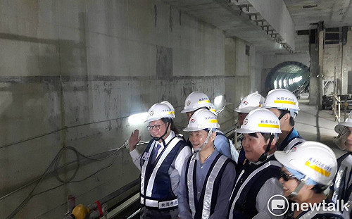 視察機場捷運A22站  鄭文燦：希望提早2年內通車