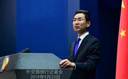 蓬佩奧籲各國勿遣返維人 耿爽 :曝露美反恐立場雙重標準