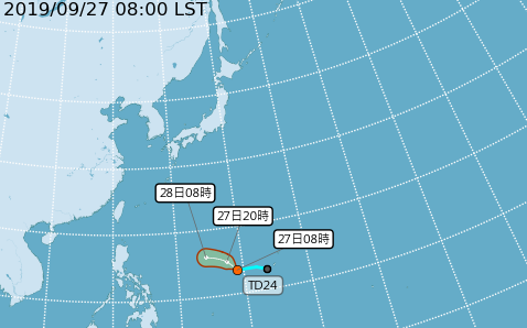 熱帶低壓朝琉球前進！18號颱風「米塔」今明兩天有可能生成