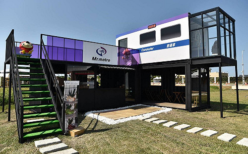 能吃東西的捷運車廂！玻璃屋180度零死角俯瞰農博美景