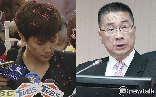 何韻詩遭潑漆 內政部長徐國勇：絕不容忍暴力行為！