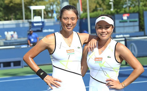 網球／詹家姊妹輕鬆擊敗地主組合　晉級中網賽16強