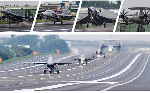 10月19日來去台南看飛機 三主力戰機空中較靚