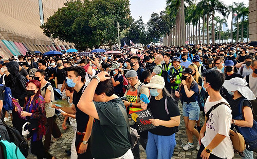 港民不放棄！反送中遊行持續抗議政府消極作為