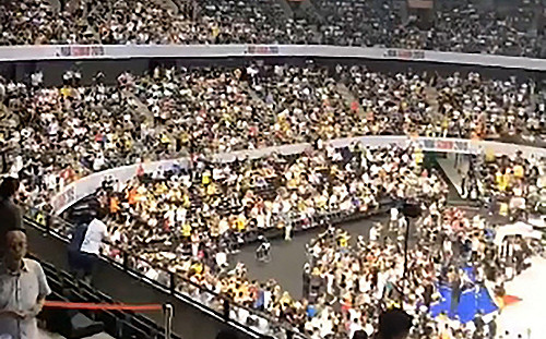 NBA深圳賽上座率逾9成 警方戒備如臨大敵