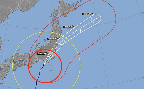 颱風哈吉貝撲日 至少2死77傷8失蹤