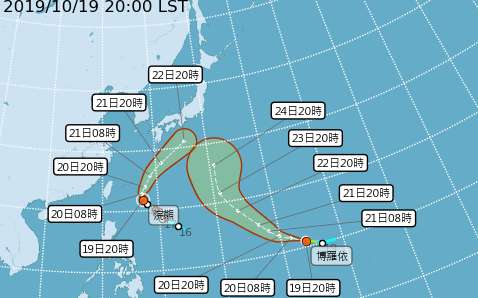 快訊/浣熊變中颱 21號颱風「博羅依」生成對台影響不大