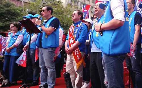 讚韓用生命反一國兩制　馬英九：Over my dead body！