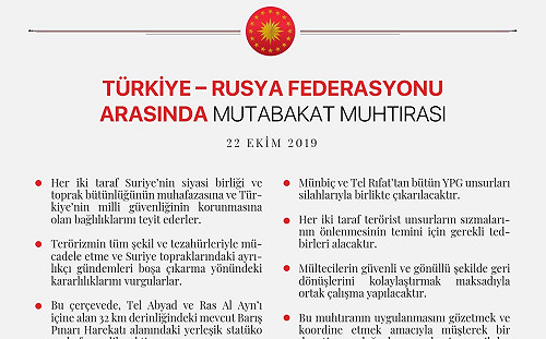 土耳其與俄羅斯達成協議 要將敘利亞庫德族「掃地出門」