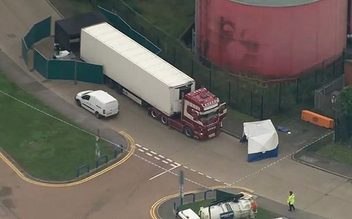 英國貨櫃車竟藏39具屍體 涉案駕駛已被逮補