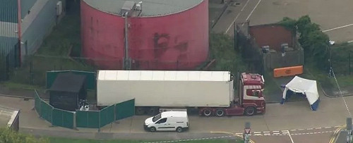 39名偷渡客慘死貨櫃車 中國駐英使館：警方正核對死者身份