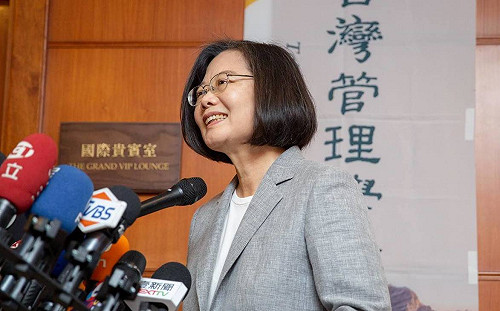 蔡英文再重申 「堅定拒絕一國兩制」是台灣民選總統責任