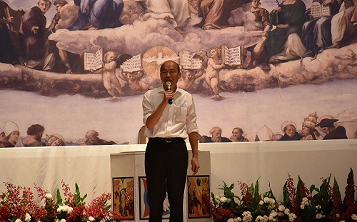 出席天主教高雄開教160週年活動 韓國瑜：不是為搶教友票而來