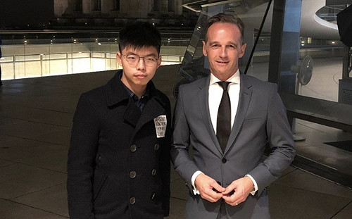 外長見黃之鋒後 德國被中國打入外交冷宮