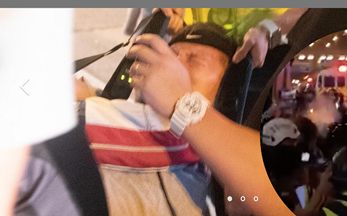 強扯下記者面罩  港警嗆︰記者不能豁免