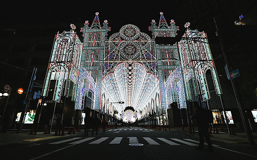 50萬顆燈泡照亮夜空！日本神戶光之祭典12/6絢麗登場