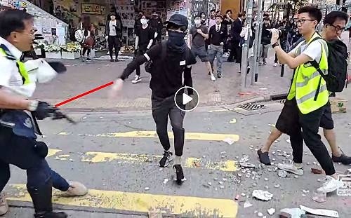 網截「5畫面」  控訴港警開槍還說謊