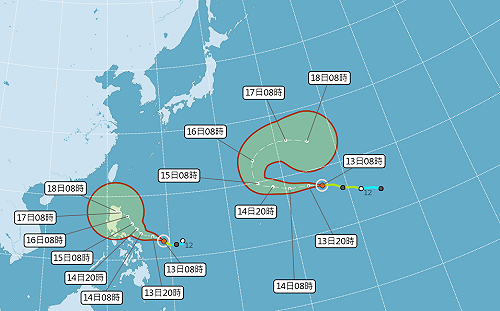 快訊》第26號颱風海鷗今早生成  預估朝菲律賓前進