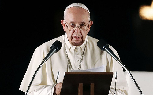 教宗日本廣島演說 強調核戰就是犯罪