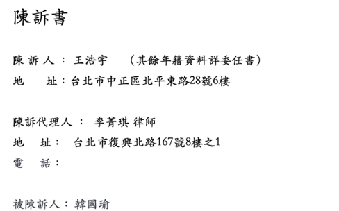 韓國瑜海外獻金不明！ 王浩宇質疑 違反《政治獻金法》