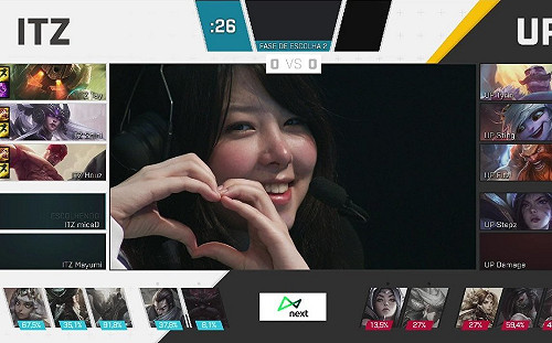 這個輔助我可以！巴西勁旅 INTZ 女選手初登板