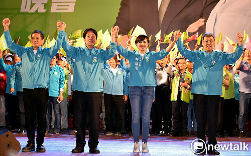 蔡英文、邱議瑩聯合競選總部成立 黨政重量級人物到場力挺