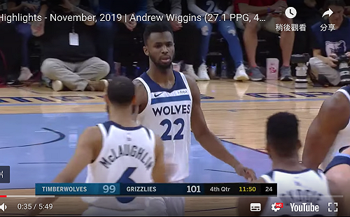 NBA／前狀元登上灰狼三分球王　隊友「新狼王」隨時篡位(影)