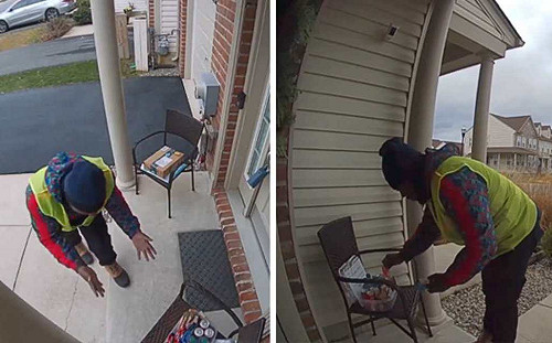 (影)好心屋主門口放零食慰勞！快遞小哥爽到跳舞全被拍下