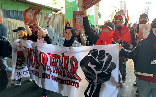 移工遊行要求廢除私人仲介制度！勞動部：透過雙邊會議推動