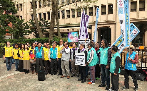 追求政治人權！小黨到中選會抗議 13日自辦政見發表會