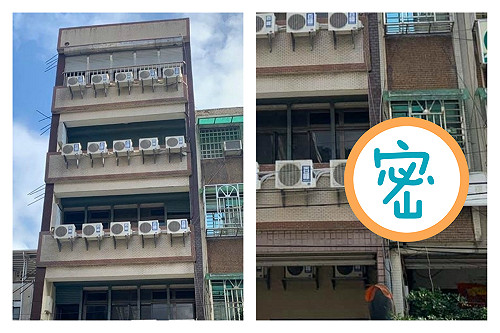 5樓透天厝23台冷氣!招牌「神祕2字」全歪樓:老司機上車