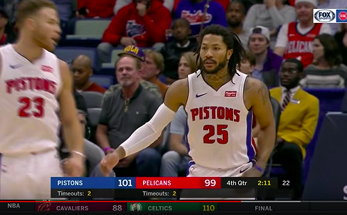 NBA/飆風玫瑰出賽時間受限 活塞主帥:身體不允許(影)
