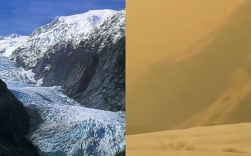 驚!澳洲野火濃煙飄千里  紐西蘭雪白冰川染色似沙漠