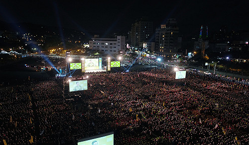 民進黨大團結　桃園造勢湧逾５萬人